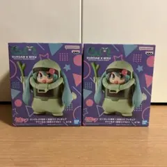 ガンダム45周年×初音ミク フィギュア ザクぐるみ 初音ミクVer 2個セット