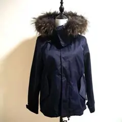 MONILE（モニーレ)ライナーベスト・ファー付き　モッズジャケット　ラクーン