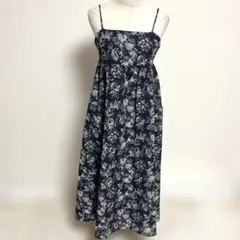 MISCH MASCH ミッシュマッシュ エンボスプリントキャミワンピース S