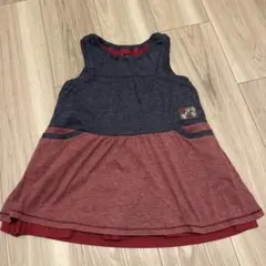 ズッパディズッカ　100cm リバーシブル　ノースリーブワンピース