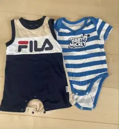 70 ロンパース ベビー服 2点セット