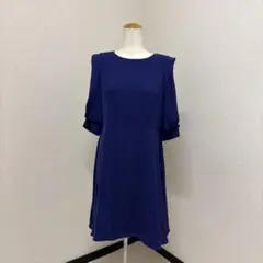 バルーン袖　5部袖　トロミ素材