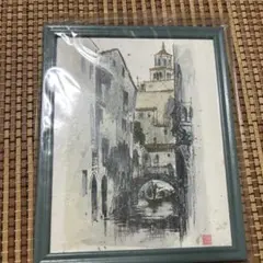 水彩画 ヴェネツィア 風景画 額装品のサムネイル