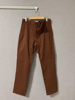 UNIQLO スリムチノ dark orange 76