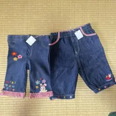 miki HOUSE パンツ 2点セット 90
