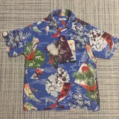 SUN SURF サンサーフ アロハシャツ 和柄 歌舞伎 漢字 Mサイズ - メルカリ