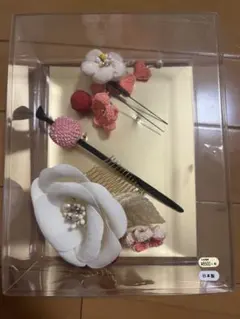 和装髪飾りセット 花モチーフ