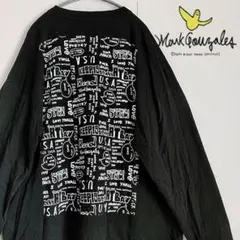 マークゴンザレス　ビッグプリント　長袖　Tシャツ　黒　ロンT　メンズのサムネイル