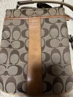 COACH ブラウン ショルダーバッグ