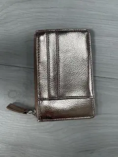 メタリックピンクコインケース