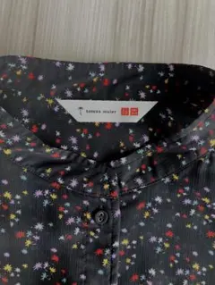 tomas maier UNIQLO シャツワンピース スター柄　シフォン生地
