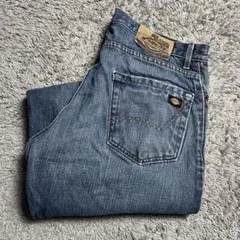 ディッキーズ デニムパンツ リラックスストレート メキシコ製 34×32
