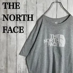 【人気】ノースフェイス ビックロゴ　ビックプリント　Tシャツ　ユニセックス　古着