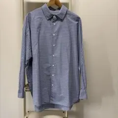 CASEY CASEY ストライプ 長袖シャツ ブルー Sのサムネイル