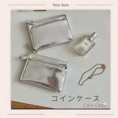 財布 シルバー レディース 小銭入れ コインケース ポーチ オシャレ 小物入れ