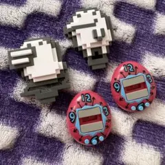 たまごっち プライズ ドット絵ミニフィギュア ぎんじろっち くちぱっちのサムネイル
