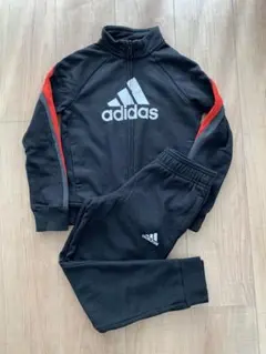 adidas アディダス　トラックスーツ　ジャージ　上下　セットアップ　120
