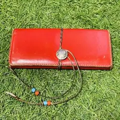 KC's ケイシイズ ロングウォレット 長財布 ヒューストン コンチョ レッドのサムネイル