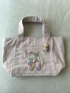 ダーニングのリメイクトートバッグ