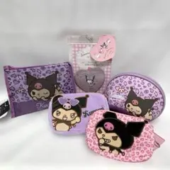 【新品タグ付き】クロミ5点セット　エコバッグ・ポーチ・スライドミラーなど