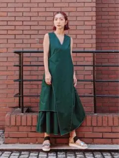 LE CIEL BLEUボタンアンドリボンドレス ワンピース - メルカリ
