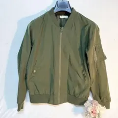 W Closet MA-1スタイルジャケット オリーブグリーン Mサイズ 美品
