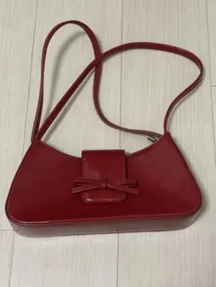 TTMAB ティティマブ ハンドバッグ リボン バレエコア レッド Y2K 