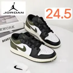 2025年最新】nike air jordan 1 low gs white／black／whiteの