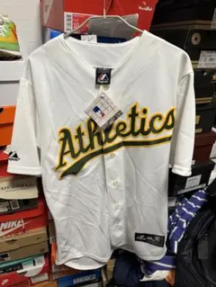新品未使用タグ付き！TRUE FAN製⭐︎MLB アスレチックス⭐︎ユニホーム 2025年最新】アスレチックス ユニホームの人気アイテム - メルカリ