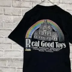 USA製90sヴィンテージTシャツ！シングルステッチ　ブラック半袖古着S28