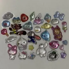 ⑦ボンボンドロップシール　立体シール　フレークシール　キャラクター