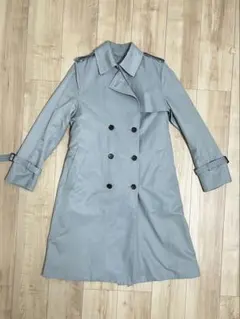 【Vis】キルトライナー付 トレンチコート ライトグリーン 花粉ガード＆撥水加工