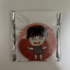 カラフルピーチ　直筆イラスト缶バッジ　ゆあん