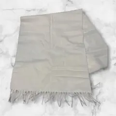 UNIQLO 100%カシミヤマフラー　白
