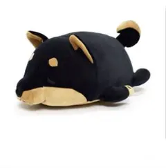 【未開封タグ付き】ねむねむアニマルズ　ボルスター　黒柴犬　コテツ　ぬいぐるみ