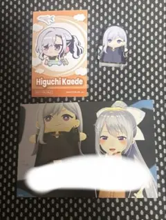 にじフェス　七次元生徒会！ にじさんじ　樋口楓　特典　アクリルブロック　カード