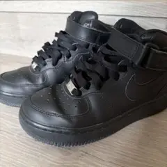 Nike Air Force 1 ブラック ハイカット　22.5センチ　　　美品