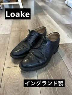 Loake ブラック オックスフォードシューズ　UK7 1/2 英国製のサムネイル