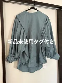 長袖バルーンスリーブシャツ BLGY Fのサムネイル