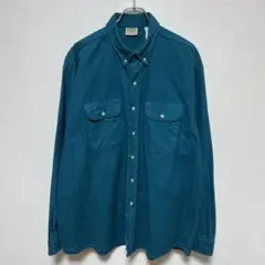 90sビンテージUSA製FIVE BROTHERシャモアクロスシャツ　ネルシャツ