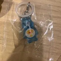 ケアベア　めじるしアクセサリークリアマスコットチャーム　青　champ bear