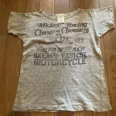 デニムダンガリーTシャツ 130cm