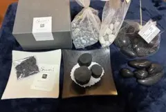 ETAT DE NATURE Sumi炭・皿インテリア♡皿白黒２枚♡