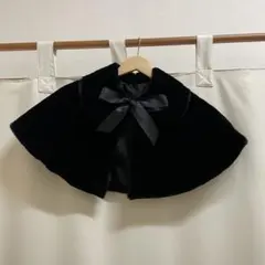 子供用　ケープ　ボレロ　黒　フォーマル　Sweet Kid's