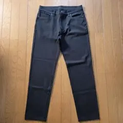 【新品未使用】 ナノユニバース 5ポケット テーパードパンツ ブラックのサムネイル