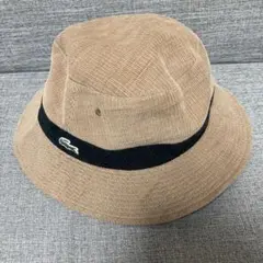 LACOSTE リバーシブル バケットハット 帽子