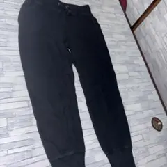 GAP 黒 スウェットジョガーパンツ