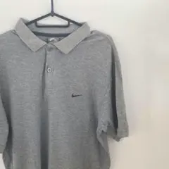 nike 古着 グレー ポロシャツ