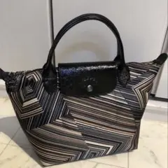 ロンシャン トートバッグ オプアートS 幾何学