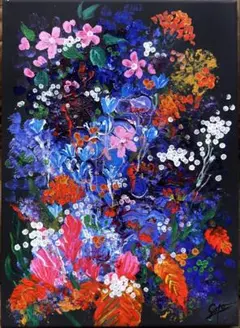油絵 ラベンダー 洋画家 池畠 史幸 新作真筆画 - メルカリ